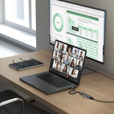 8. Satechi 4-in-1 USB-C Slim Multiport-Adapter 4K (Space Grau)