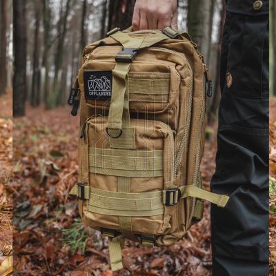5. Offlander Survival 25L Wanderrucksack OFF_CACC_32KH
