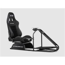 Rennsport der nächsten Generation | Rennsimulator-Cockpit | GTRacer 2.0 | Schwarz