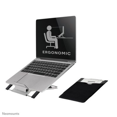 15. Neomounts NSLS100 Laptopständer mit Schwenkablage für Notebooks, Silber, 55,9 cm (22 Zoll)