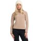 8. Damen-Fleece-Sweatshirt 4F F069 hellbraun 4FWAW25UFLEF069 82S