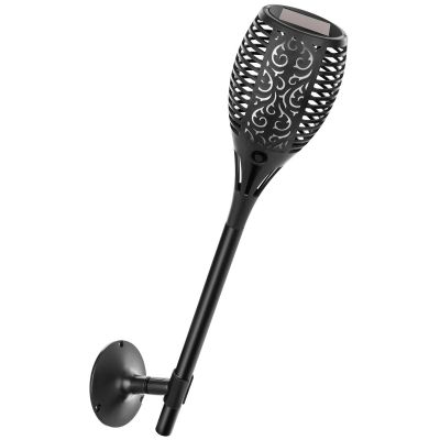 3. Solar-Taschenlampe mit tanzenden Flammen, 3-in-1, 10 x 10 x 86 cm, 12 LEDs