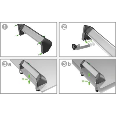 6. Steckdosenleiste Brennenstuhl Steckdosenleiste ALU-Office-Line 4gn. 1,8 m USB