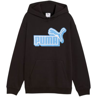 2. Puma Ess Logo Lab Relaxed Hoodie für Kinder, schwarz, 694674 01