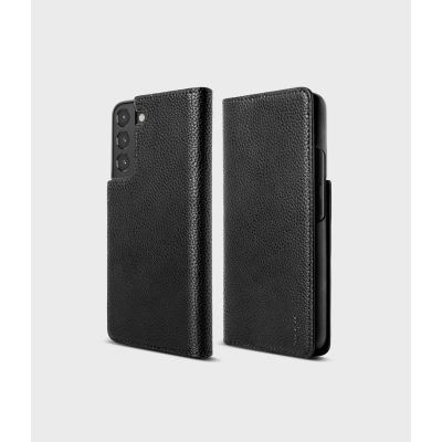14. Ringke Folio Signature Flip Leather Case für Samsung Galaxy S22+ (S22 Plus) Schwarz (FSS118R262)