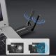 6. Wozinsky Dualband-WLAN-USB-3.0-WLAN-6-Adapter – Schwarz