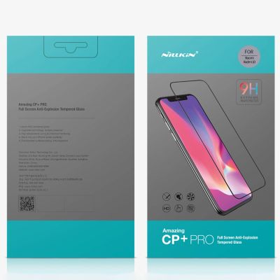 16. Nillkin CP+PRO ultradünnes gehärtetes Glas für den gesamten Bildschirm mit einem 0,2-mm-Rahmen 9H Xiaomi Redmi 10 schwarz