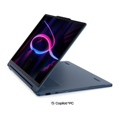 11. Lenovo Yoga 9i 2-in-1 Aura Edition 14IPH11 Ultra 7 355 14" 2.8K OLED 500 Nits glänzend 32 GB LPDDR5X-7467 SSD 512 GB Intel Graphics WiFi 7 + BT Kamera 5,0 MP + IR 70 Wh Windows 11 Cosmic Blue