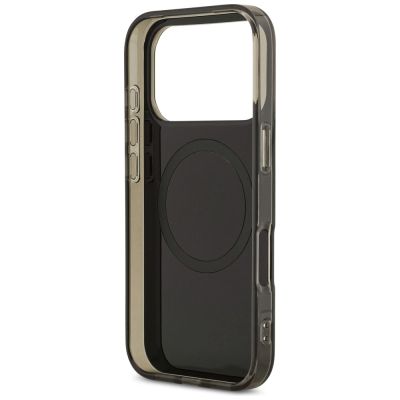 7. US Polo DH und Bottom Stripe Logo MagSafe Hülle für iPhone 17 Pro - Schwarz