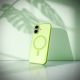 9. Puro Daylight Magsafe-kompatible Silikonhülle für iPhone 17 – durchscheinendes Grün