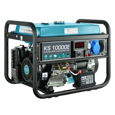 2. Könner & Söhnen KS 10000E Generator 7500 W 25 l Benzin Schwarz, Marine