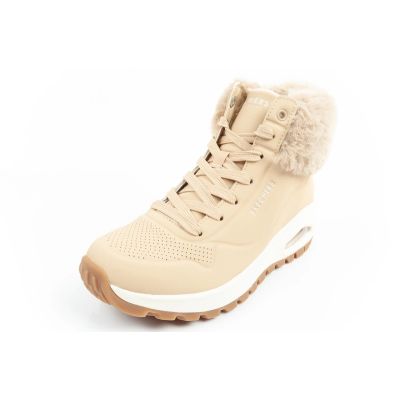 12. Skechers Uno Rugged Damen Isolierte Winterstiefel Braun