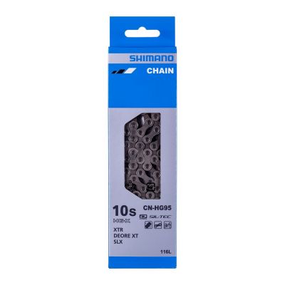 2. Shimano Kette 10-fach 116 Glieder CN-HG95 +Pin