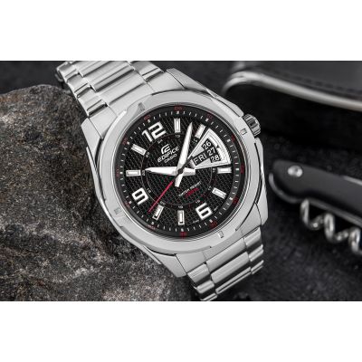 4. Herrenuhr CASIO EDIFICE EF-129D-1AVEF + Box