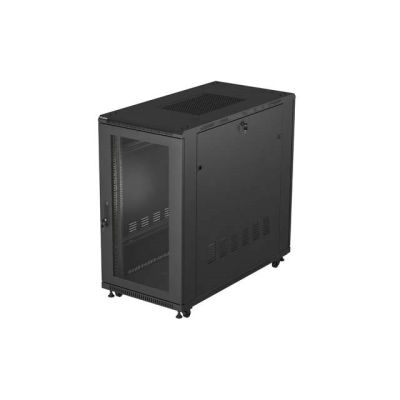 Lanberg FF01-6222-23B 22U Rack, freistehend, schwarz