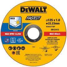 Metallscheibe 125 x 1,0 mm Edelstahl / 100 Stück DT2054 .DEWALT