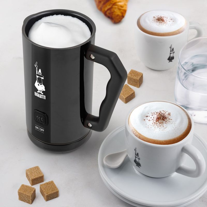 3. Bialetti Milchaufschäumer MKF02 nero elektrischer Milchaufschäumer