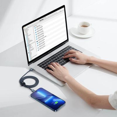 9. Baseus CAJY000201 Lightning – USB-C PD QC-Kabel 20 W 480 Mbit/s 1,2 m – Schwarz