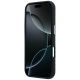5. Mercedes Leder-Halbhülle in Holzoptik mit MagSafe-Funktion für iPhone 17 Pro / 18 Pro – Schwarz
