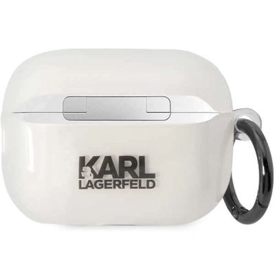 2. Karl Lagerfeld KLAP2HNCHTCT Airpods Pro 2 Abdeckung transparent Ikonik Choupette