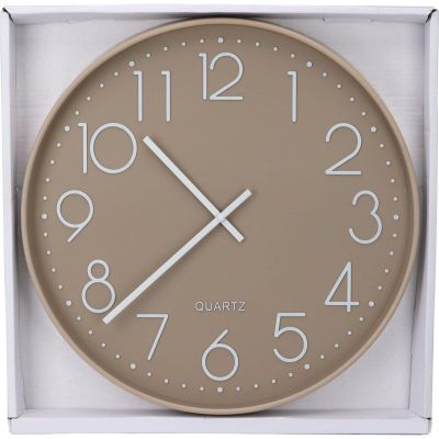 2. GLASWANDUHR 50CM SAND
