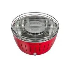 LotusGrill G34 U RD Kugelgrill Holzkohle (Brennstoff) Rot