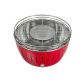 LotusGrill G34 U RD Kugelgrill Holzkohle (Brennstoff) Rot
