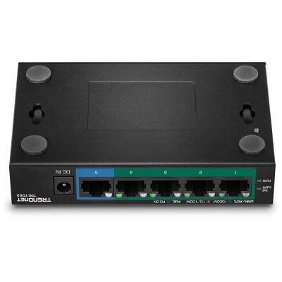 4. TRENDnet Switch 5-Port Gigabit PoE+ 32W Metall