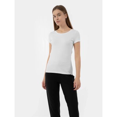 Normales, schlichtes Damen-T-Shirt 4F 4FMM00TTSHF731-10S