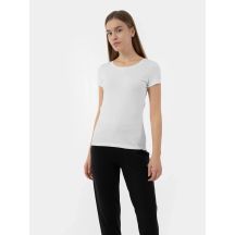 Normales, schlichtes Damen-T-Shirt 4F 4FMM00TTSHF731-10S
