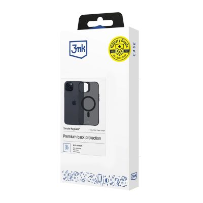 3. 3mk Smoke MagCase Hülle mit MagSafe für iPhone 15 Plus – durchscheinend