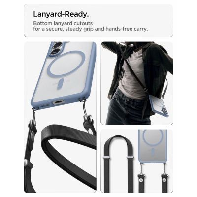 13. Spigen Ultra Hybrid Mag MagSafe Hülle für Samsung Galaxy S26 – Transparentblau