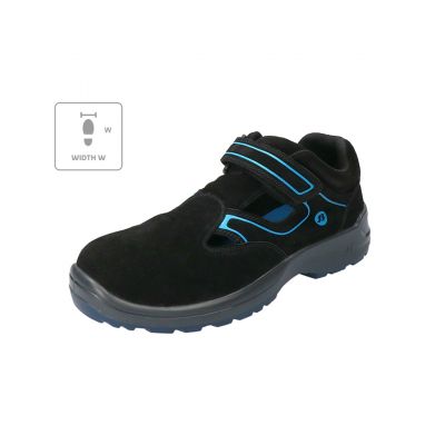 Bata Industrials Falcon ESD W MLI-B76B1 Schwarze Sandalen