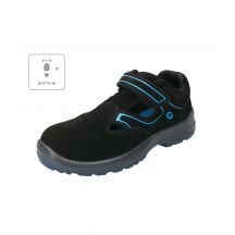 Bata Industrials Falcon ESD W MLI-B76B1 Schwarze Sandalen
