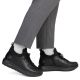 6. Schwarze, gefütterte Damen-Ankle-Boots aus Leder von Remonte Rieker (Modell D2V06-35)