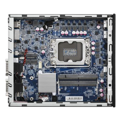 6. Shuttle DB860 Barebone-PC, Größe 1,35L, Schwarz, Intel B860 LGA 1851 (Sockel V1)