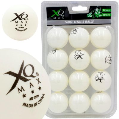 7. XQMAX Tischtennisbälle 3 Sterne 12 Stück Weiß