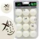 7. XQMAX Tischtennisbälle 3 Sterne 12 Stück Weiß