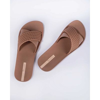 5. Ipanema Damen-Flip-Flops Street II – modische und bequeme braune Hausschuhe