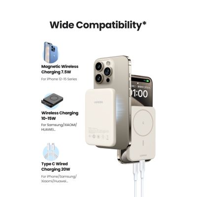 15. Ugreen PB561 Powerbank 10000 mAh Creme