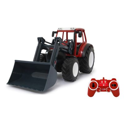 16. Jamara Lindner Geotrac mit Frontlader 1:16 2,4 GHz – Frontlader – Elektromotor – 1:16 – Ready-to-Run (RTR) – Rot – Weiß – Junge