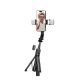 7. Tech-Protect L05S Bluetooth-Selfie-Stick mit Stativ bis 105 cm mit LED-Lampe – Schwarz
