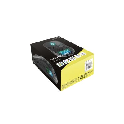 22. CHERRY XTRFY M42 RGB Gaming-Maus, beidhändig bedienbar, kabellos (RF) + USB Typ-C, optischer Sensor, 19.000 DPI