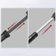 10. ROCKBROS TM-1701P 80 PSI Mini-Fahrradpumpe für Presta- und Schrader-Ventile – Schwarz