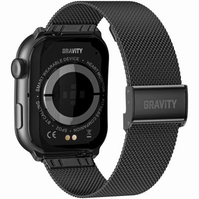 8. Herren-Smartwatch GRAVITY GT28-1 Armband + Armband Schwarz
