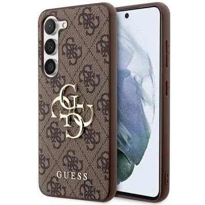 Guess GUHCS23S4GMGBR S23 S911 braun/braun Hardcase 4G Big Metal Logo