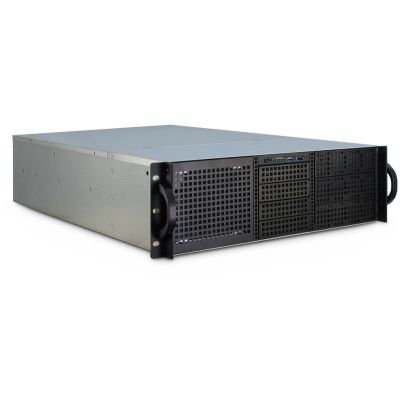 2. Inter-Tech 3U-30255 Servergehäuse, Schwarz, Edelstahl