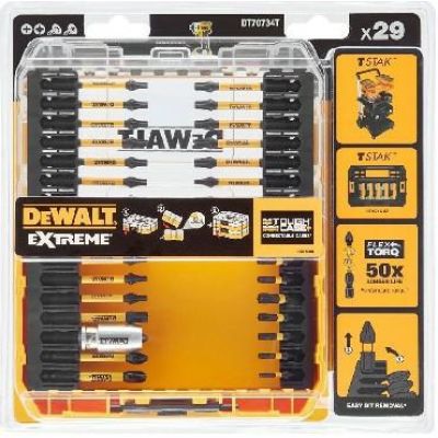 3. DeWalt DT70734T FLEXTORQ ToughCase+ 29-teiliges Schlagbohrer-Set