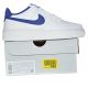 15. Nike Air Force 1 Damenschuhe, weiß/dunkelblau - CT3839-101