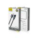 3. Dudao L7T USB-A - USB-C 66W Kabel mit LED-Anzeige 1m - Schwarz